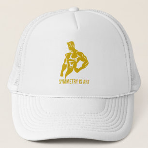 Symmetrie is kunst Gouden Tijdperk Bodybuilding Mo Trucker Pet
