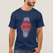 Symmetrie kleurrijke Abstracte vouwverf door Karee T-shirt (Voorkant)