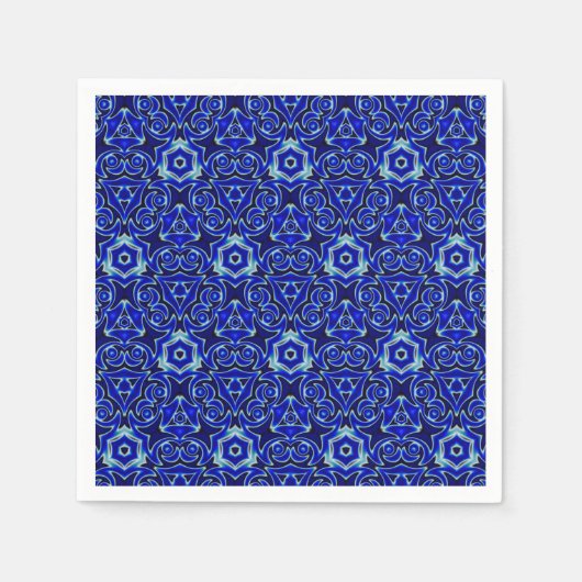 Symmetrie van het Marokkaanse textielpatroonpatroo Servet (Voorkant)