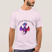 Symmetrisch Abstract Dragon T-shirt (Voorkant)