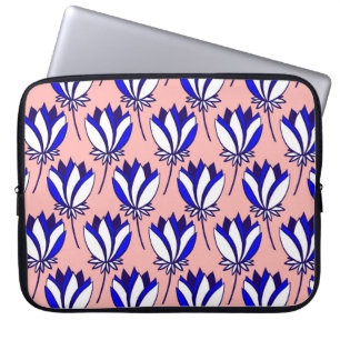 Symmetrisch bloemmotief: Kleurrijk  motief Laptop Sleeve