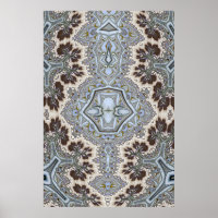 Symmetrisch Fractal Tree Patroon
