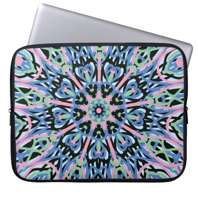 Symmetrisch . laptop sleeve (Voorkant)