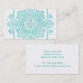 symmetrisch motief visitekaartje (Voorkant / Achterkant)