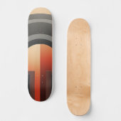 Symmetrisch ontwerp met bogen persoonlijk skateboard (Voorkant)