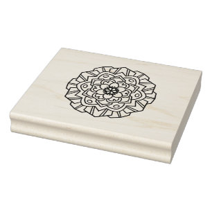 Symmetrisch ontwerp rubberstempel