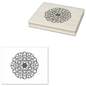 Symmetrisch ontwerp rubberstempel (Gestempeld)