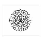 Symmetrisch ontwerp rubberstempel (Afrduk)