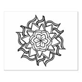 Symmetrisch ontwerp rubberstempel (Afrduk)