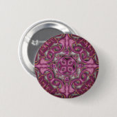 Symmetrisch patroon (als azulejos) ronde button 5,7 cm (Voorkant /achterkant)