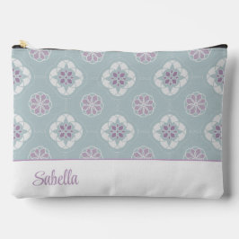 Symmetrisch Roze Bloem Tegelpatroon op Sage Etui