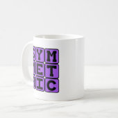 Symmetrisch, Spiegelsymmetrisch Koffiemok (Voorkant links)
