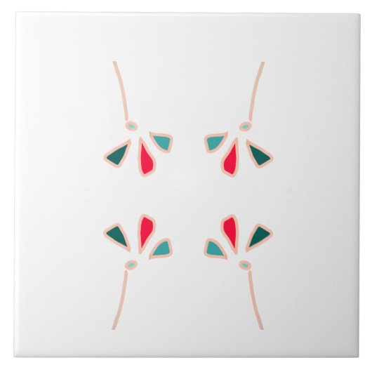 Symmetrisch vormgeving tegeltje (Voorkant)