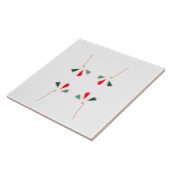 Symmetrisch vormgeving tegeltje (Zijkant)