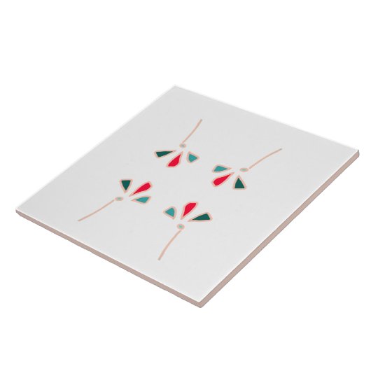 Symmetrisch vormgeving tegeltje (Zijkant)