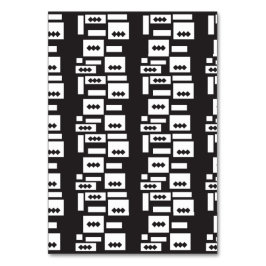 Symmetrisch wit geometrisch ontwerp met helder, he kaart