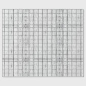 symmetrisch witgekalkt houtpatroon cadeaupapier (Vlak)