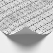 symmetrisch witgekalkt houtpatroon cadeaupapier (Hoek)