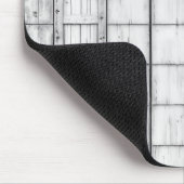 symmetrisch witgekalkt houtpatroon muismat (Hoek)