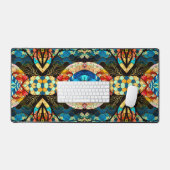 SYMMETRISCHE BOS JAPANSE KUNSTSTIJL BUREAUMAT (Keyboard & Muis)