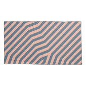 Symmetrische diagonale strepen achtergrond 10 kussensloop (Achterkant)