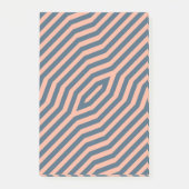 Symmetrische diagonale strepen achtergrond 10 post-it® notes (Voorkant)