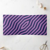 Symmetrische diagonale strepen achtergrond 11 drieluik wenskaart (Binnen)