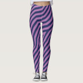 Symmetrische diagonale strepen achtergrond 11 leggings (Voorkant)