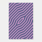 Symmetrische diagonale strepen achtergrond 11 post-it® notes (Voorkant)