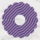 Symmetrische diagonale strepen achtergrond 11 wijnglaslabel (Voorkant)