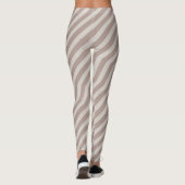 Symmetrische diagonale strepen achtergrond 12 leggings (Achterkant)