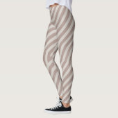 Symmetrische diagonale strepen achtergrond 12 leggings (Links)