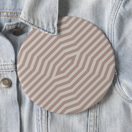 Symmetrische diagonale strepen achtergrond 12 ronde button 6,0 cm (In situ)