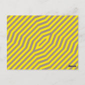 Symmetrische diagonale strepen achtergrond 14 briefkaart (Achterkant)