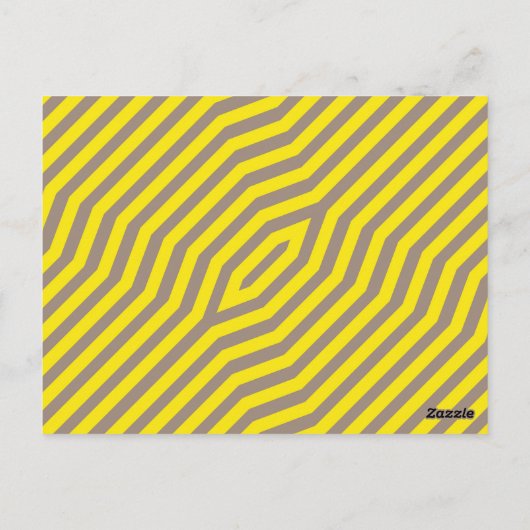 Symmetrische diagonale strepen achtergrond 14 briefkaart (Achterkant)