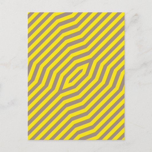 Symmetrische diagonale strepen achtergrond 14 briefkaart (Voorkant)