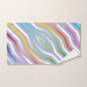 Symmetrische diagonale strepen achtergrond 1 bad handdoek (Handdoek)