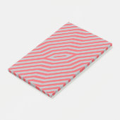 Symmetrische diagonale strepen achtergrond 5 post-it® notes (Schuin)