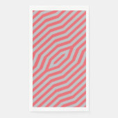 Symmetrische diagonale strepen achtergrond 5 servet (Voorkant)