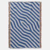 Symmetrische diagonale strepen achtergrond 6 deken (Voorkant Verticaal)