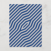 Symmetrische diagonale strepen achtergrond 6 feestdagenkaart (Voorkant)