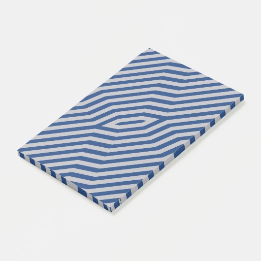 Symmetrische diagonale strepen achtergrond 6 post-it® notes (Schuin)