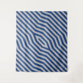 Symmetrische diagonale strepen achtergrond 6 wandkleed (Voorkant)