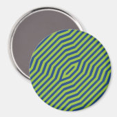 Symmetrische diagonale strepen achtergrond 7 magneet (Voorkant / Achterkant)