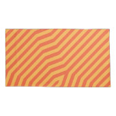 Symmetrische diagonale strepen achtergrond 8 kussensloop (Achterkant)