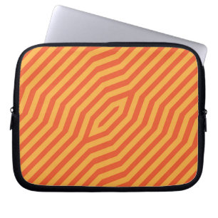 Symmetrische diagonale strepen achtergrond 8 laptop sleeve