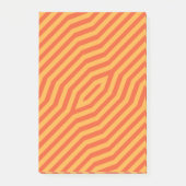 Symmetrische diagonale strepen achtergrond 8 post-it® notes (Voorkant)