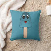 Symmetrische doedel met blauwe ijslolly | Digitale Kussen (Deken)