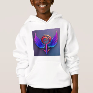 Symmetrische Dragon Logo T-Shirt Design – Modern e