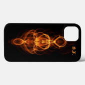 Symmetrische Fire iPhone 6 Hoesje (Achterkant (horizontaal))